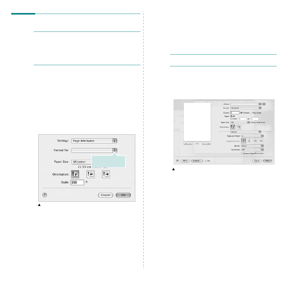 Printing, Printing a document, Changing printer settings | Printing a document changing printer settings | Samsung CLX-8385ND Series User Manual | Page 194 / 201
