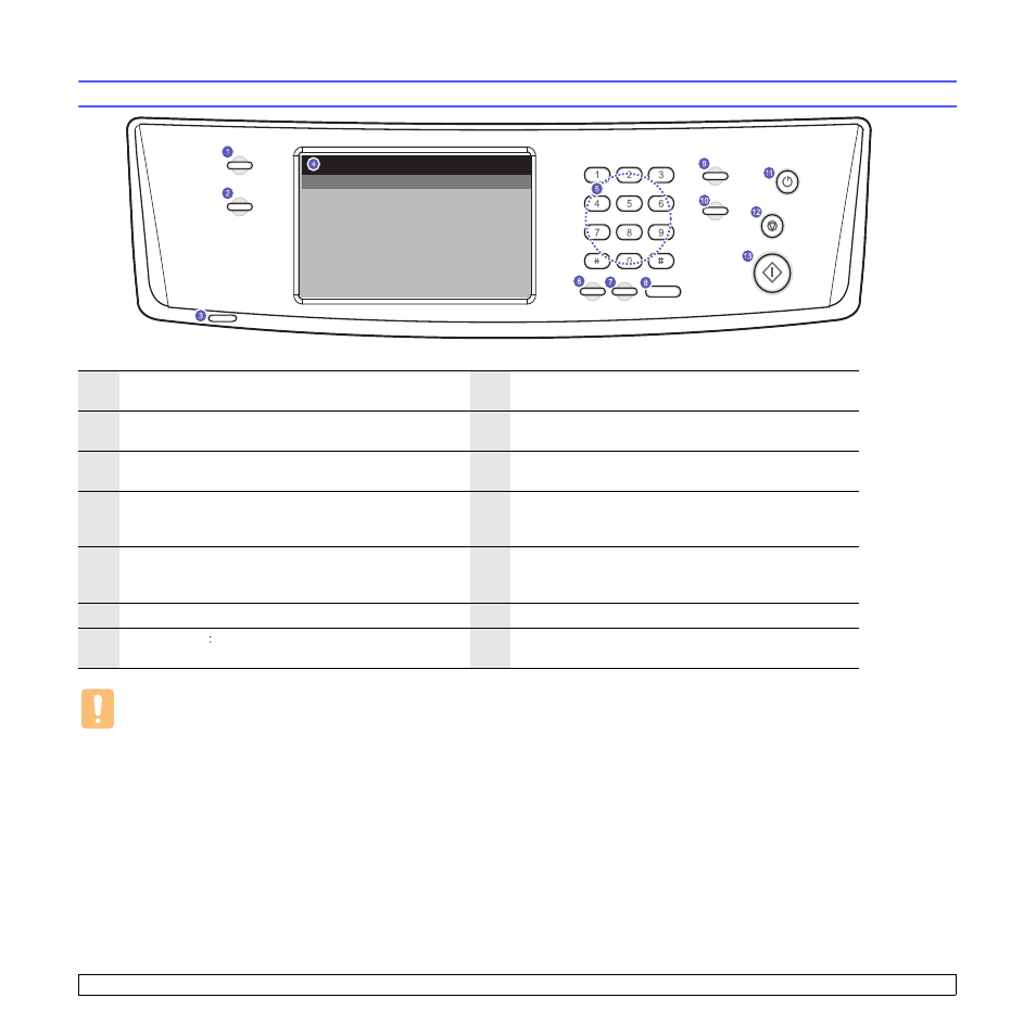 Control panel overview | Samsung CLX-8385ND Series User Manual | Page 21 / 201