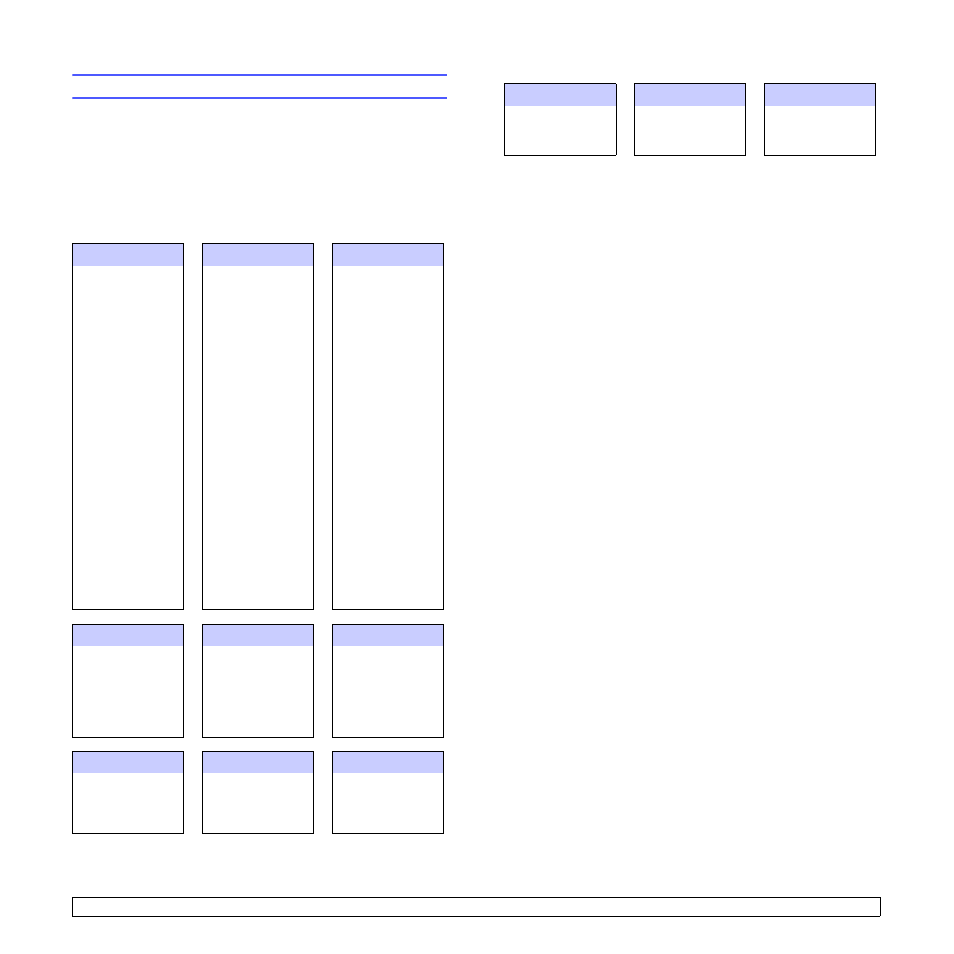 Menu map, Main screen | Samsung CLX-8385ND Series User Manual | Page 24 / 201