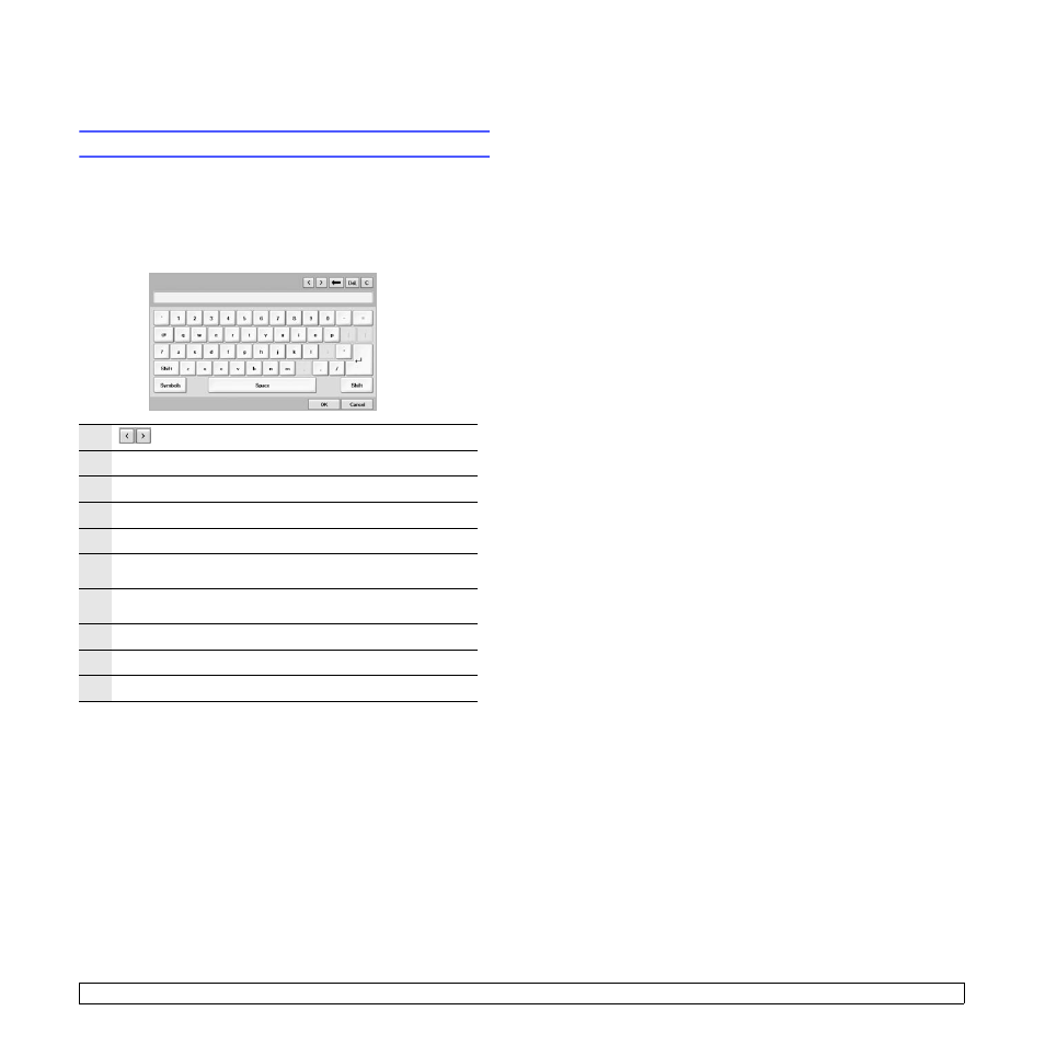 Understanding the keyboard | Samsung CLX-8385ND Series User Manual | Page 36 / 201