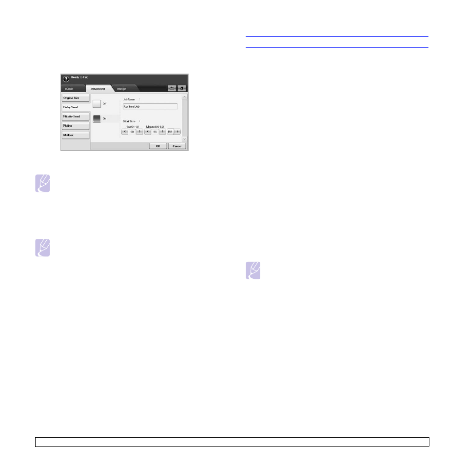 Sending a priority fax, Receiving a fax, Changing the receive modes | Receiving manually in telephone mode | Samsung CLX-8385ND Series User Manual | Page 60 / 201