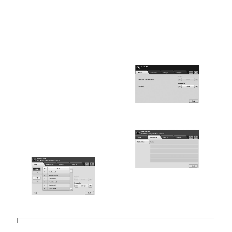 Basic tab, Advanced tab, Basic tab advanced tab | Samsung CLX-8385ND Series User Manual | Page 71 / 201