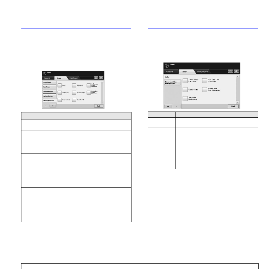 Optional service, Adjusting the color contrast, Optional service adjusting the color contrast | Samsung CLX-8385ND Series User Manual | Page 95 / 201
