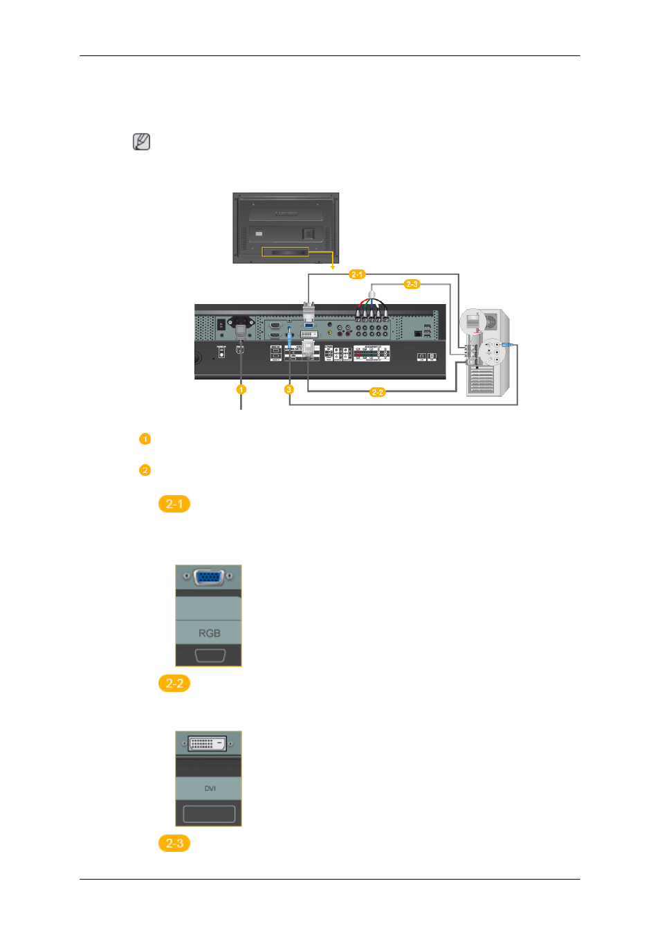 제품 연결 및 사용, 컴퓨터와 연결하기 | Samsung SyncMaster 460FPN-2 User Manual | Page 32 / 99