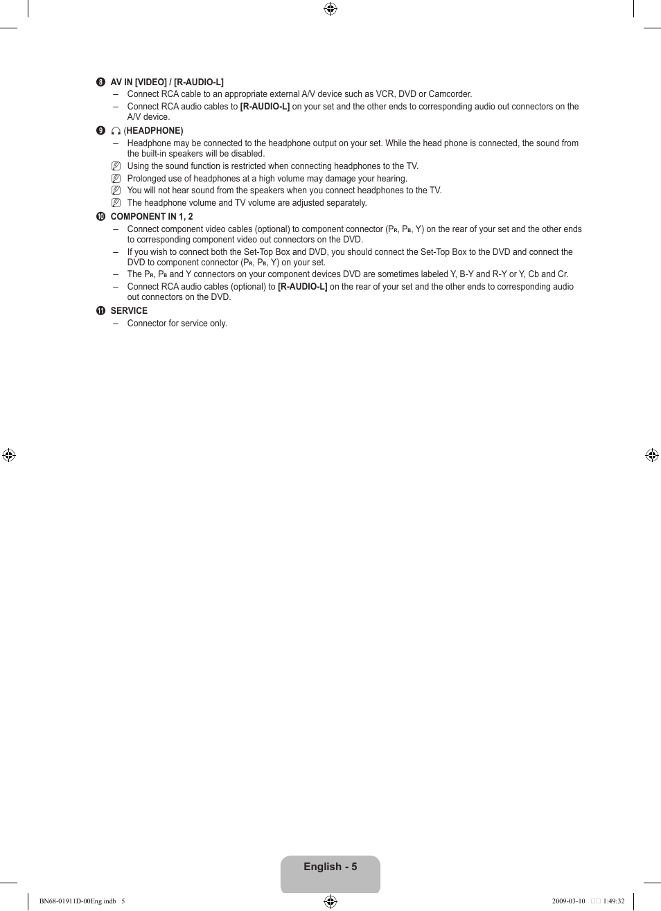 Samsung BN68-01911D-00 User Manual | Page 7 / 28