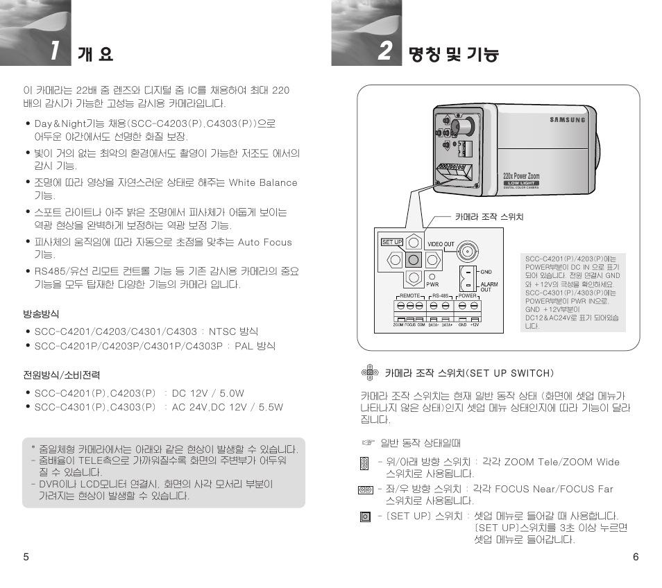 Samsung SCC-C4201P User Manual | Page 4 / 18