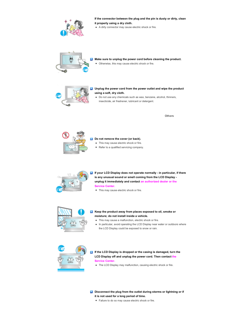 Others | Samsung 460DX User Manual | Page 6 / 90