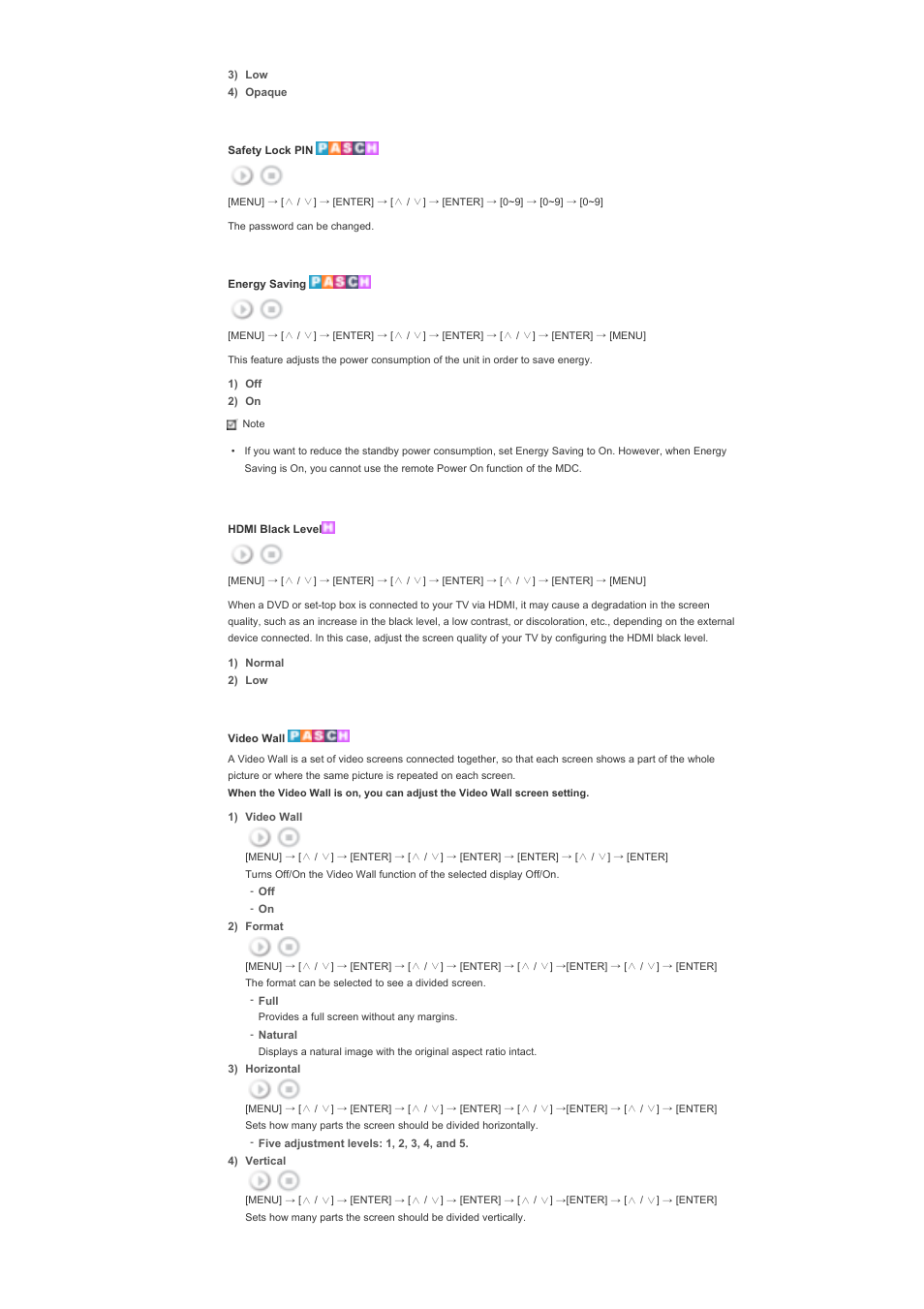 Samsung 460DX User Manual | Page 69 / 90