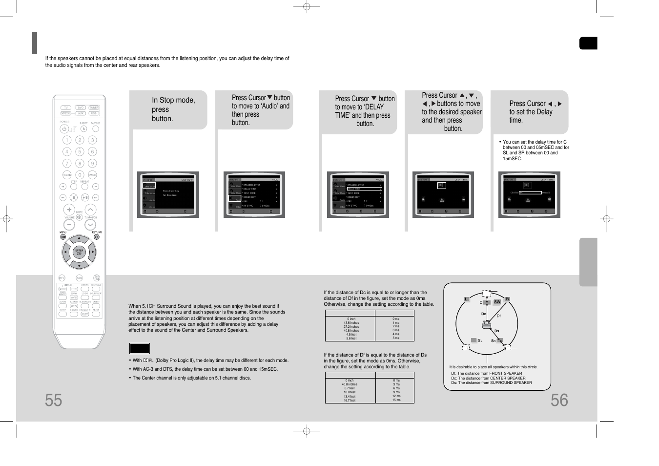 Setting the delay time | Samsung AH68-01852B User Manual | Page 29 / 40