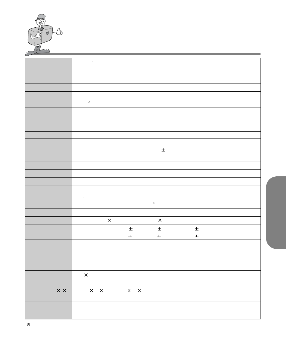 Specifications | Samsung Digimax 130 User Manual | Page 51 / 84