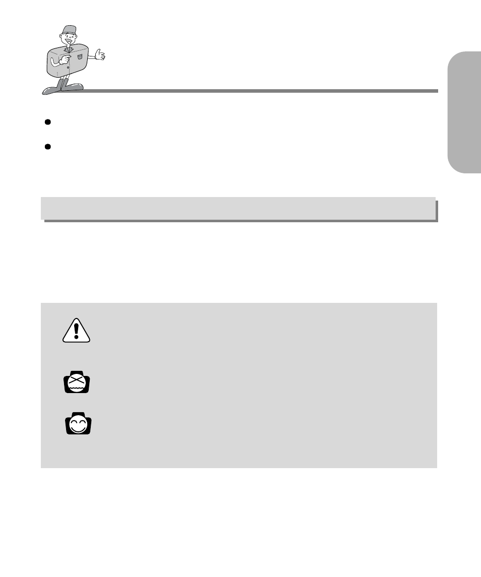 Warning, Reference | Samsung Digimax 130 User Manual | Page 7 / 84