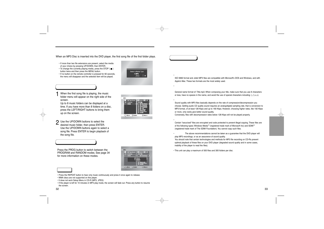 Mp3 play | Samsung DVD-HD931 User Manual | Page 17 / 26