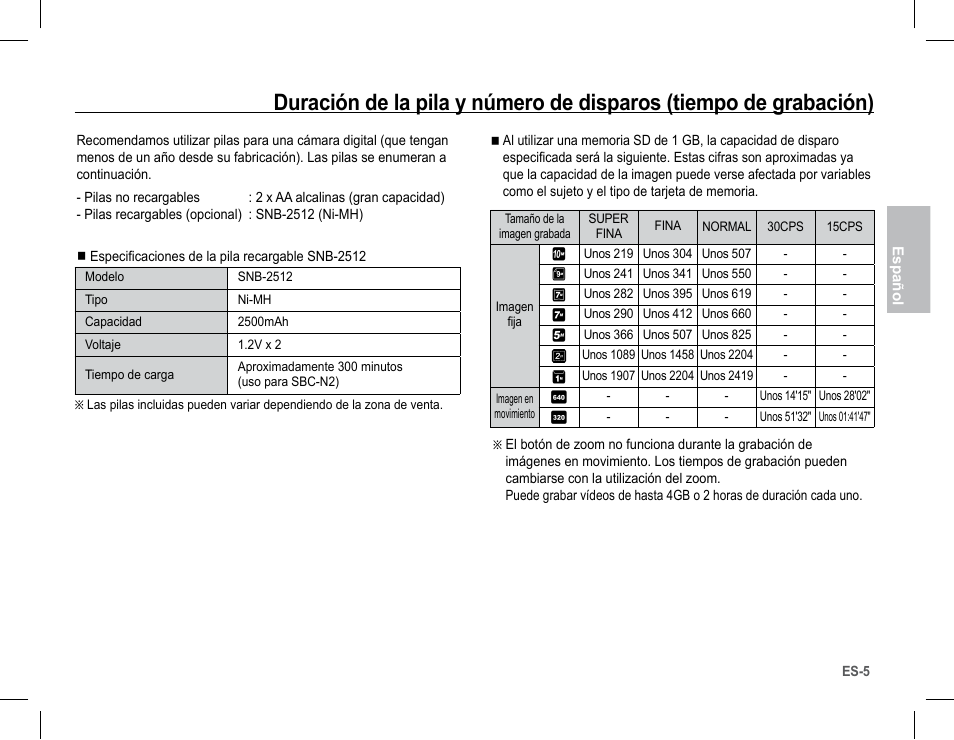 Samsung BL103 User Manual | Page 22 / 34