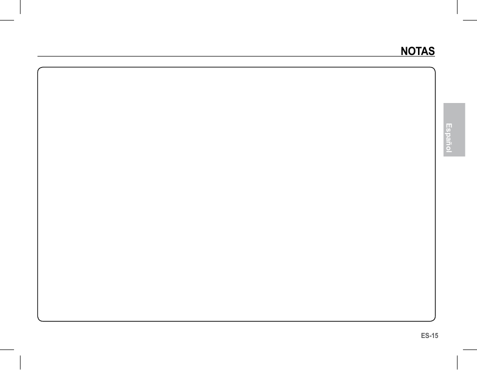 Notas | Samsung BL103 User Manual | Page 32 / 34