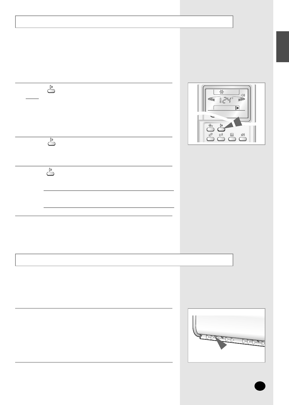 Adjusting the airflow direction vertically | Samsung AS09HPBN User Manual | Page 19 / 28