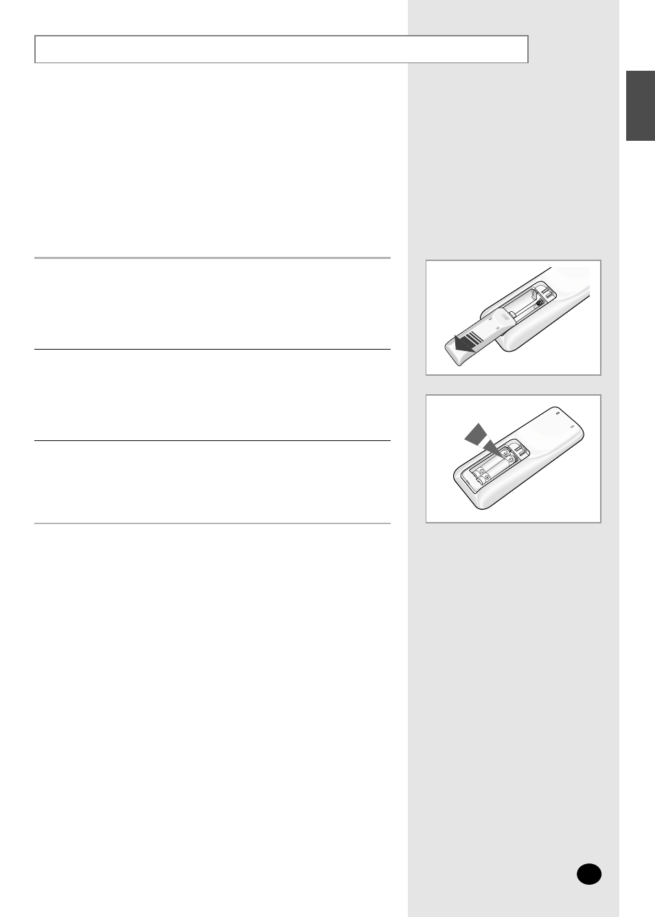 Inserting the remote control batteries | Samsung AS09HPBN User Manual | Page 7 / 28