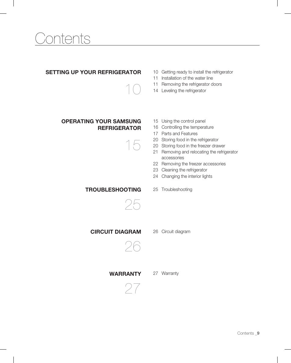 Samsung RB214AB User Manual | Page 9 / 28