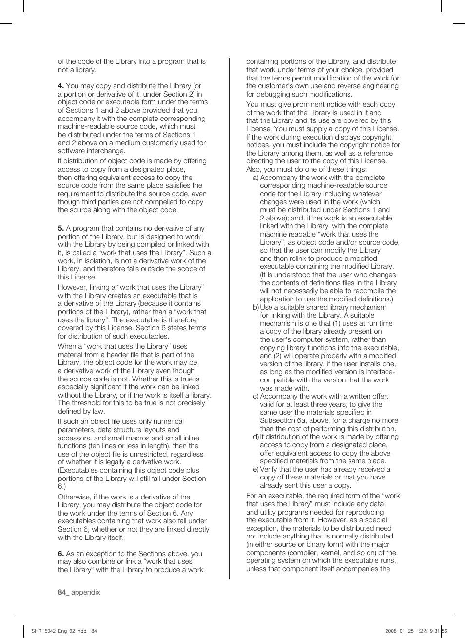 Samsung SHR-5040 User Manual | Page 88 / 92