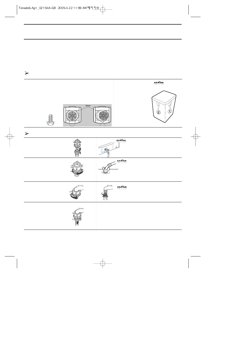 Installation & maintenance | Samsung DC68-02154A User Manual | Page 9 / 14