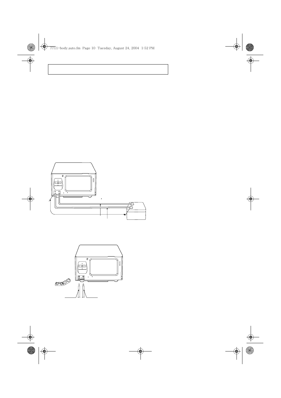 Connecting the power cables to the oven, Battery power consumption for proper operation | Samsung DE7711 User Manual | Page 10 / 18