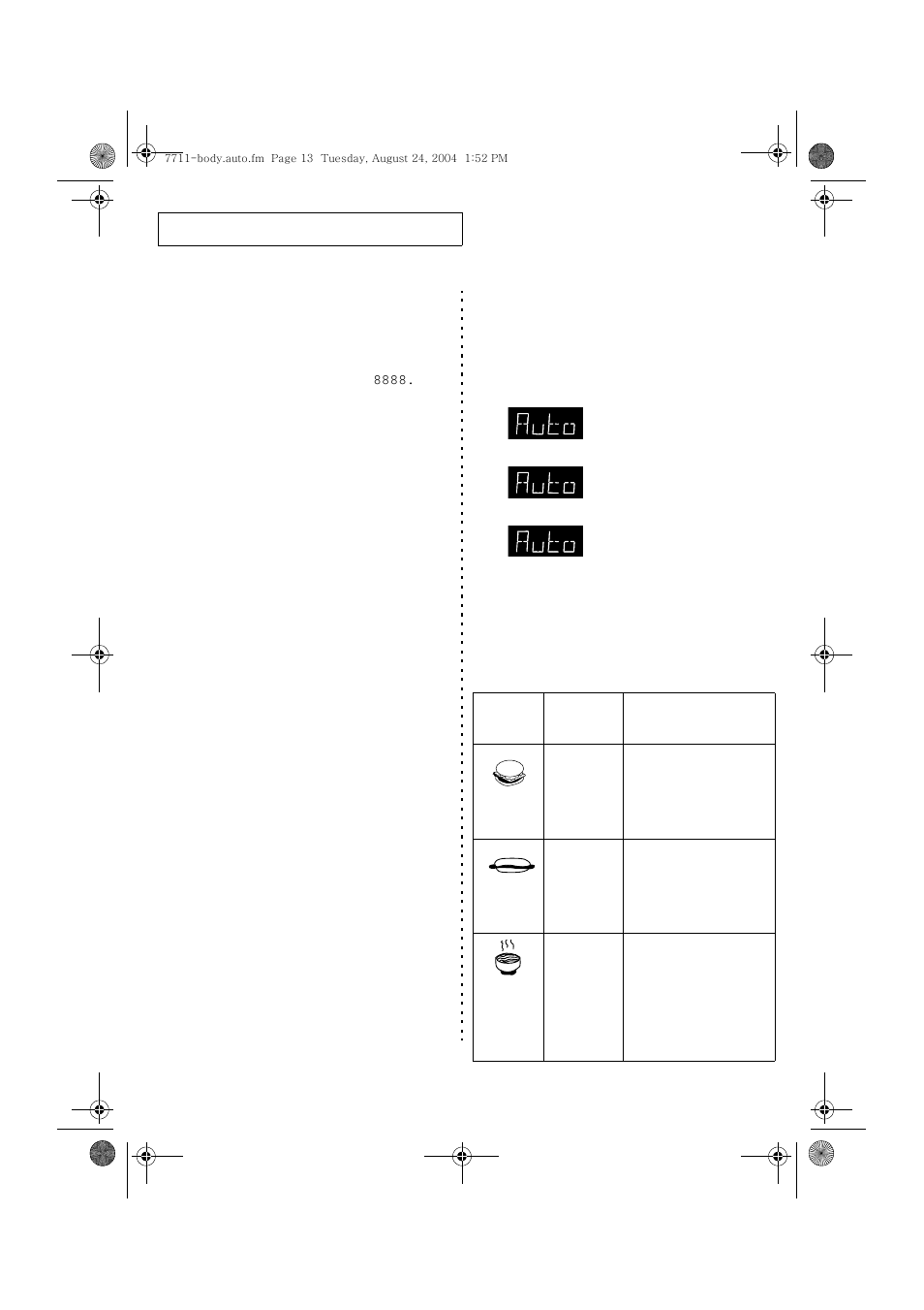 Operation, Setting cooking times | Samsung DE7711 User Manual | Page 13 / 18