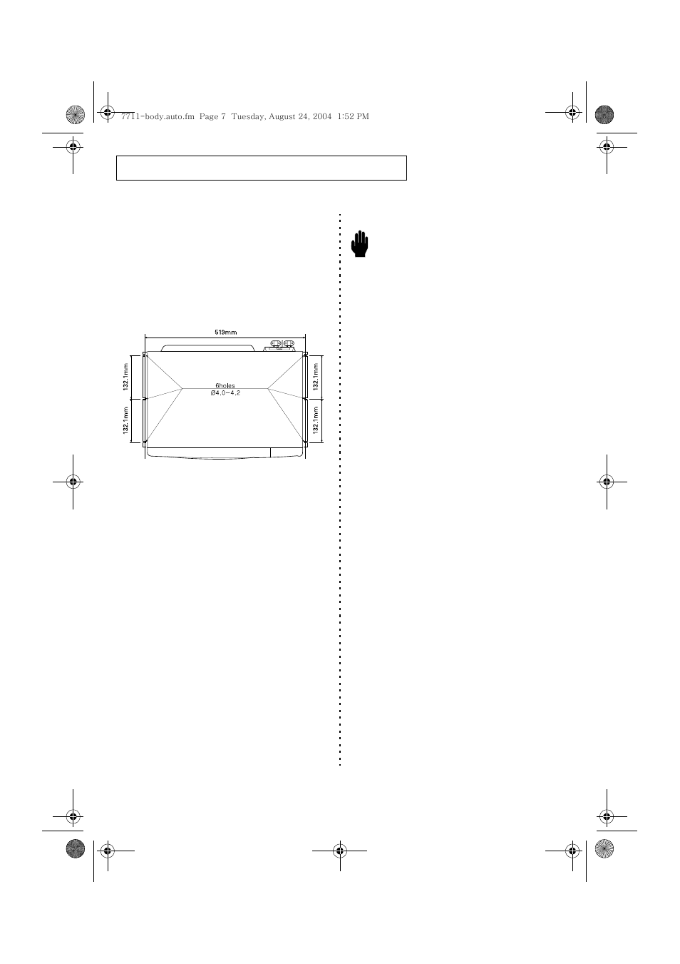 Warning, Installation(continued) | Samsung DE7711 User Manual | Page 7 / 18