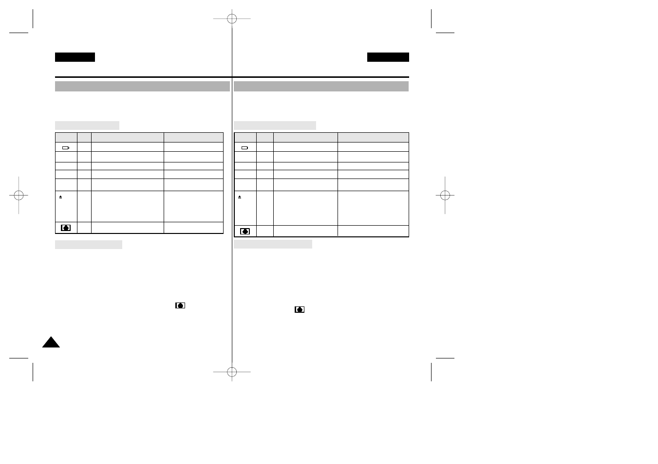 Problemas y soluciones, Troubleshooting | Samsung VP-D34(i) User Manual | Page 102 / 107