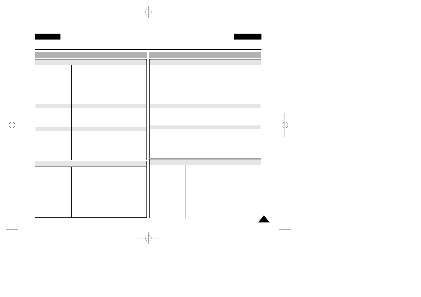 Especificaciones técnicas, Specifications | Samsung VP-D34(i) User Manual | Page 105 / 107