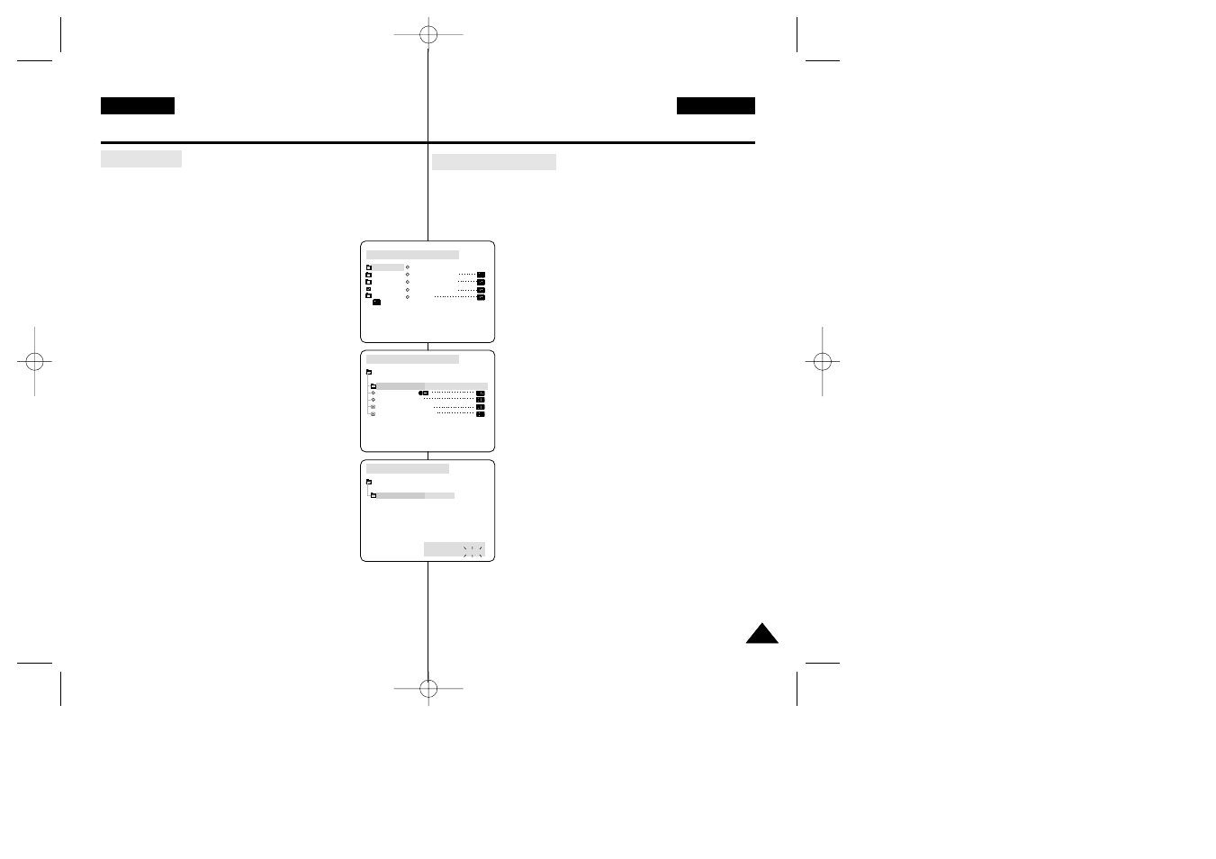 Advanced recording, Grabación avanzada | Samsung VP-D34(i) User Manual | Page 37 / 107