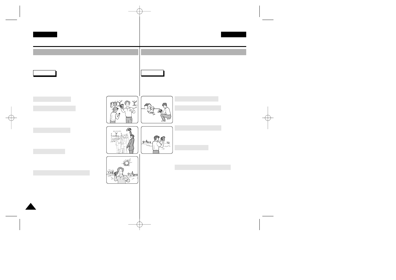 Grabación avanzada, Advanced recording | Samsung VP-D34(i) User Manual | Page 68 / 107