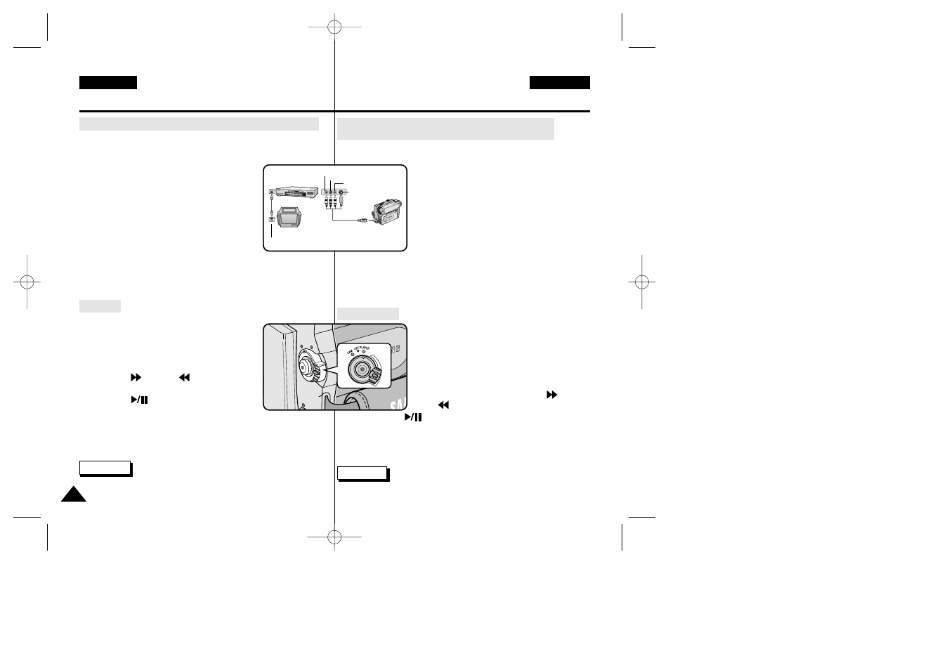 Reproducción, Playback | Samsung VP-D34(i) User Manual | Page 70 / 107