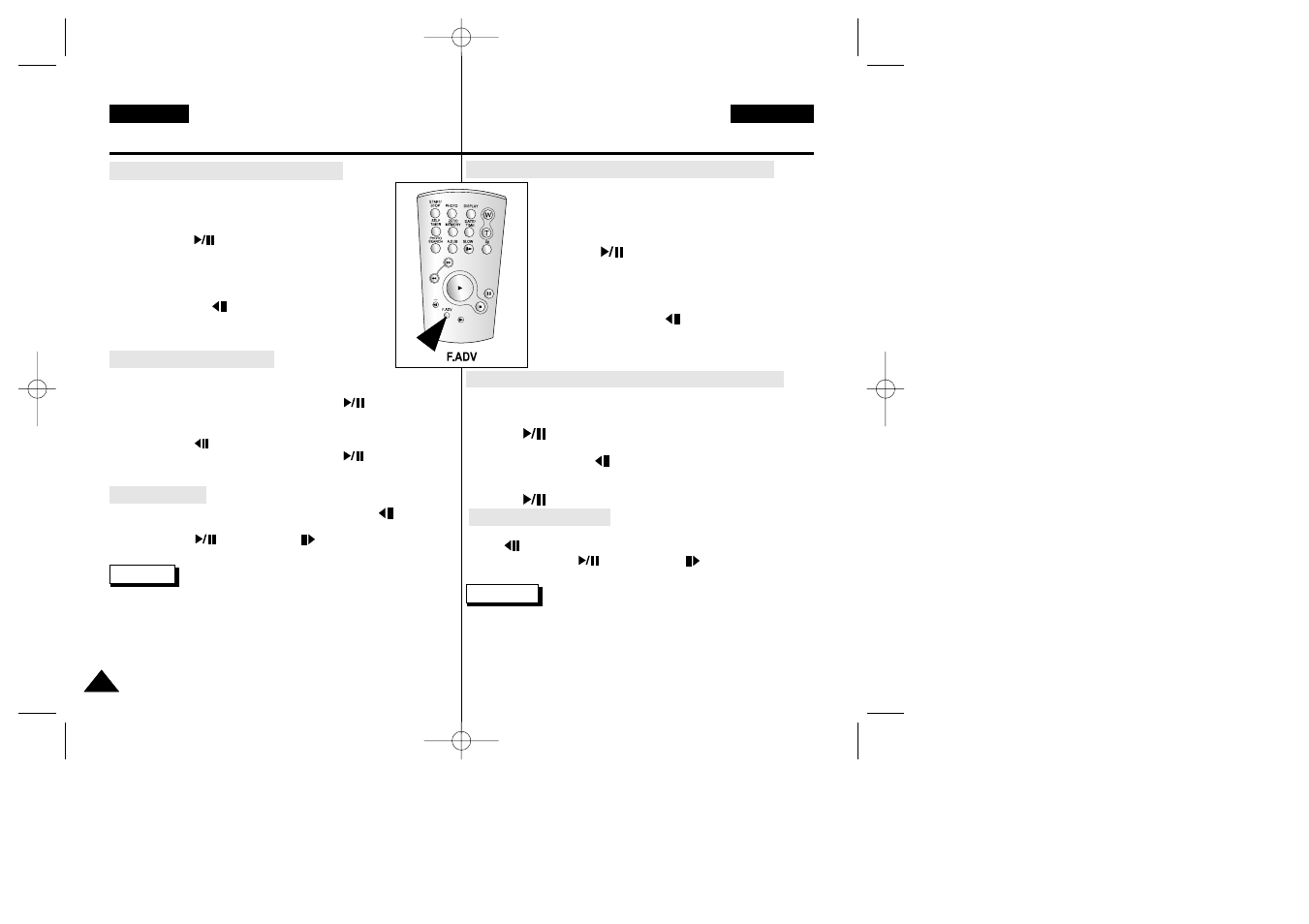 Reproducción, Playback | Samsung VP-D34(i) User Manual | Page 72 / 107