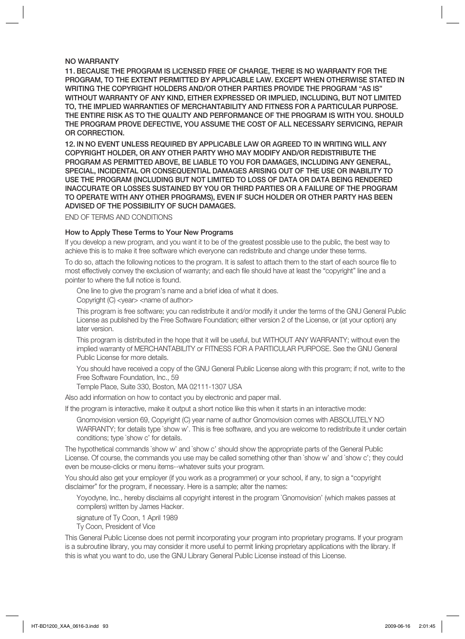 Samsung HT-BD1200 User Manual | Page 93 / 102