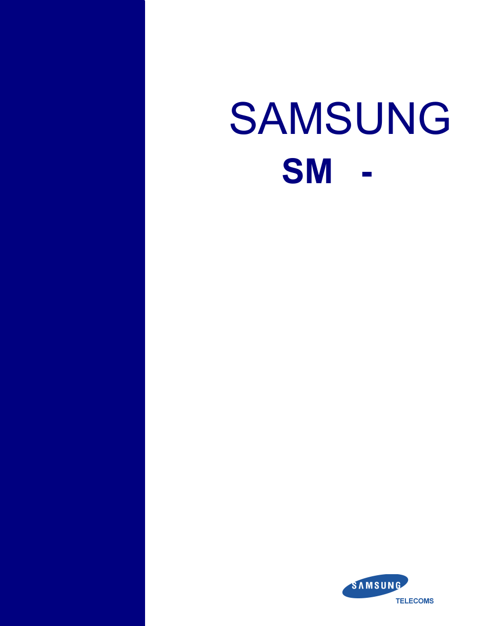 Samsung SMG-3200 User Manual | 228 pages