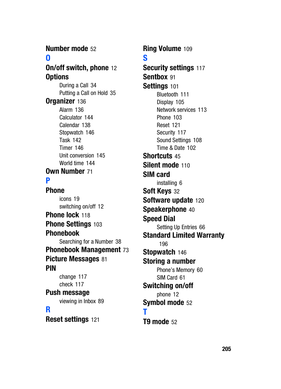 Samsung SGH-T519 User Manual | Page 209 / 210