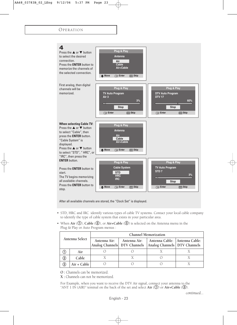 Samsung CL-29Z40MQ User Manual | Page 23 / 64