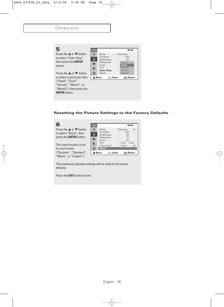 Samsung CL-29Z40MQ User Manual | Page 35 / 64