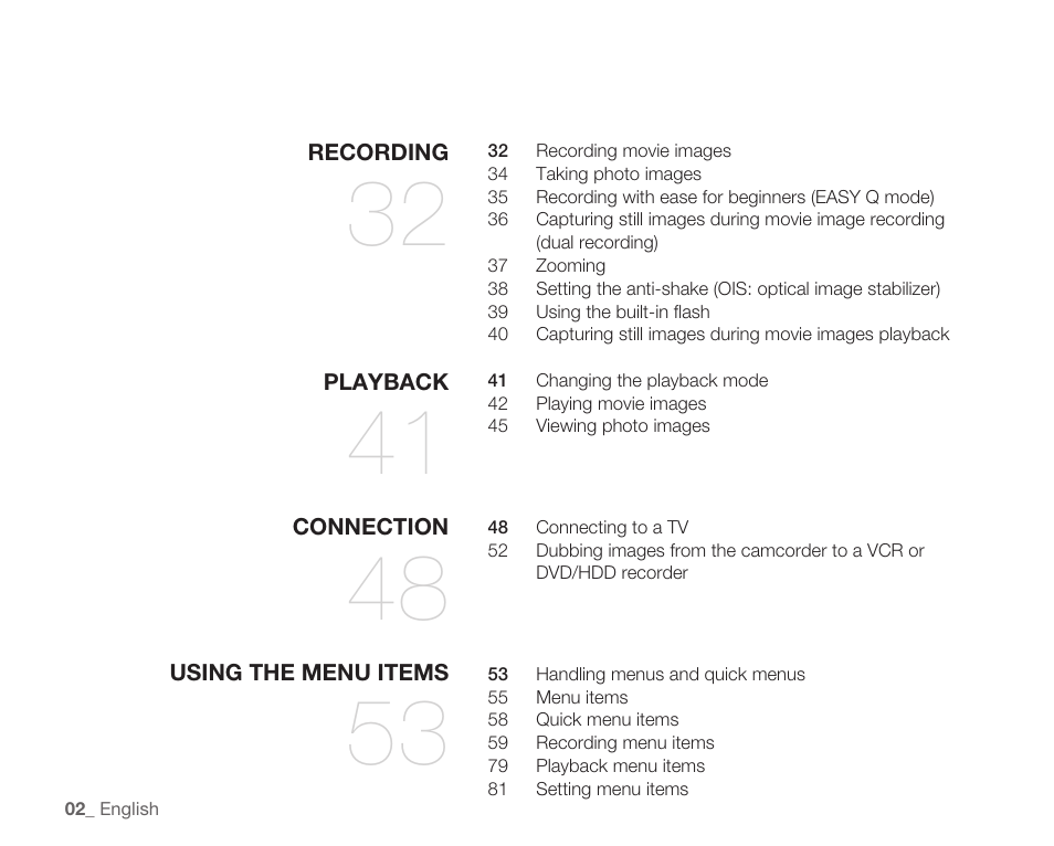 Samsung HMX-H104BN User Manual | Page 16 / 147