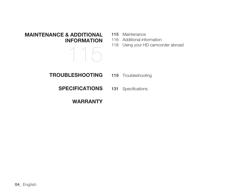 Samsung HMX-H104BN User Manual | Page 18 / 147