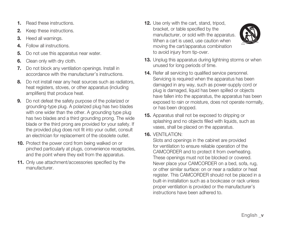 Samsung HMX-H104BN User Manual | Page 5 / 147