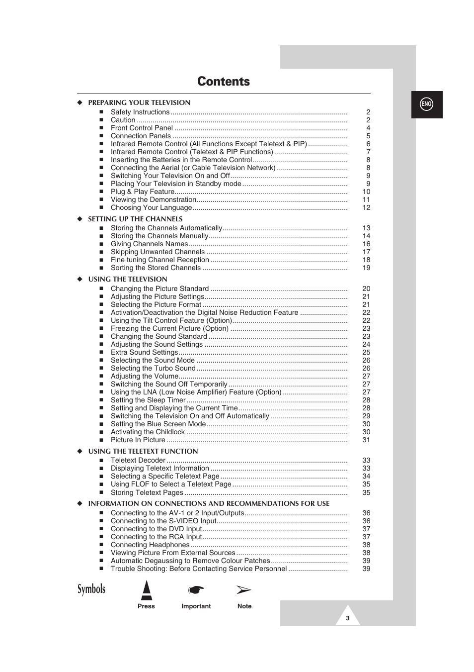 Samsung 25A6 User Manual | Page 3 / 40