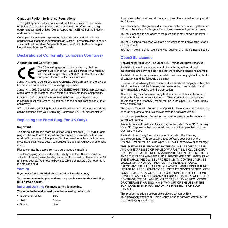 Samsung CLP-610 User Manual | Page 11 / 111