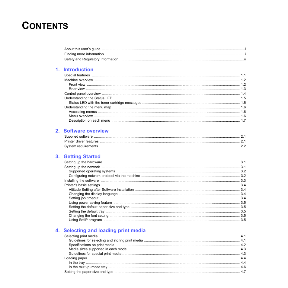 Samsung CLP-610 User Manual | Page 5 / 111