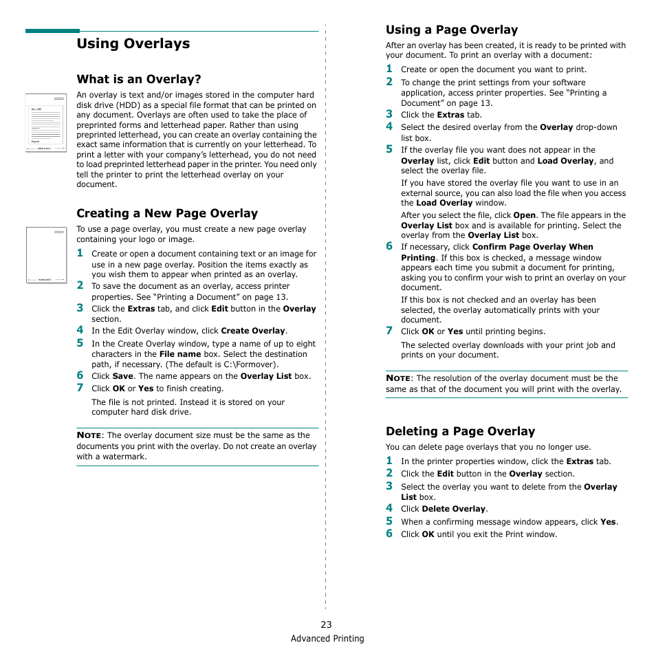 Using overlays, What is an overlay | Samsung CLP-610 User Manual | Page 95 / 111