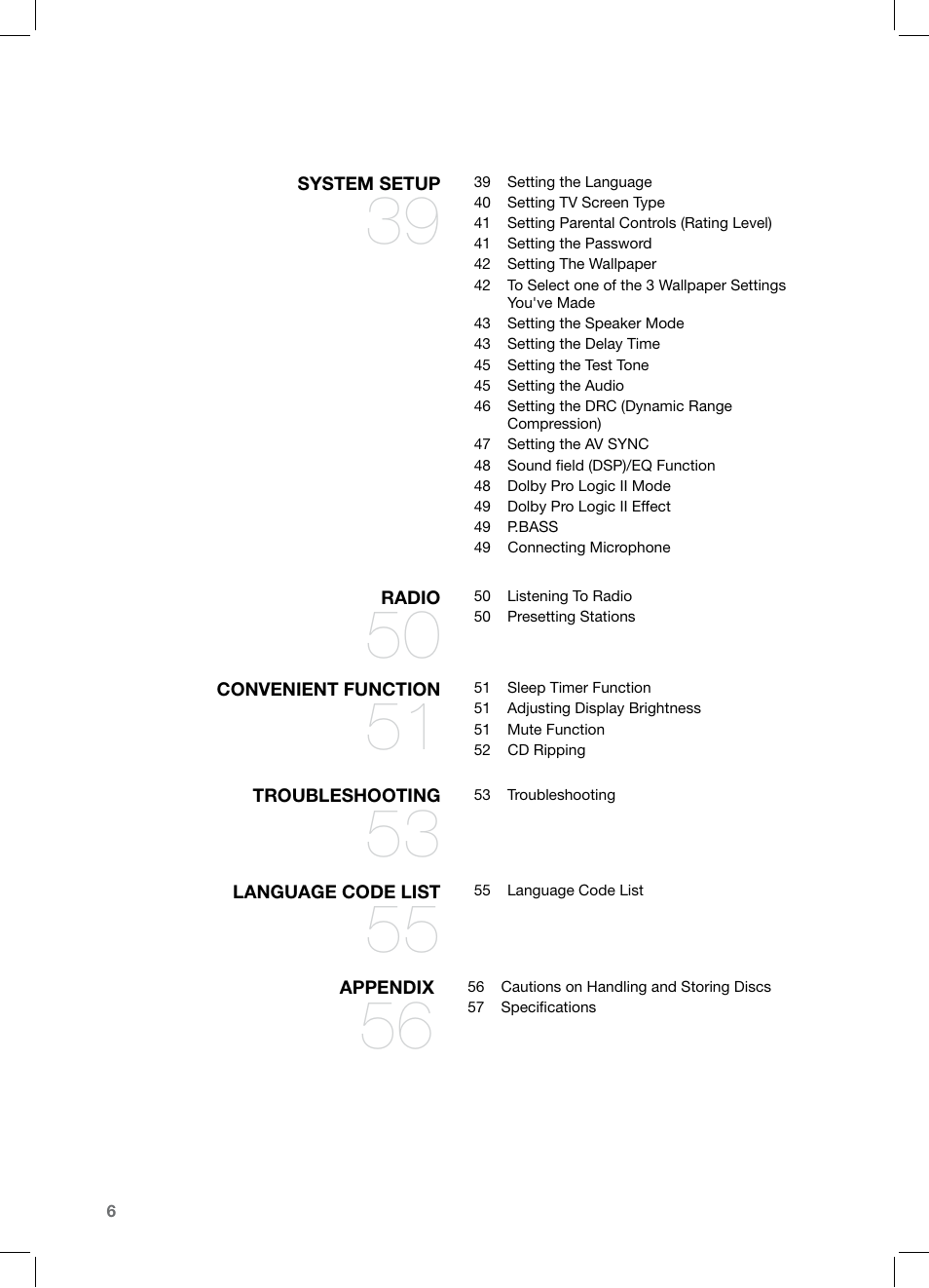 Samsung HT-TZ122 User Manual | Page 7 / 60