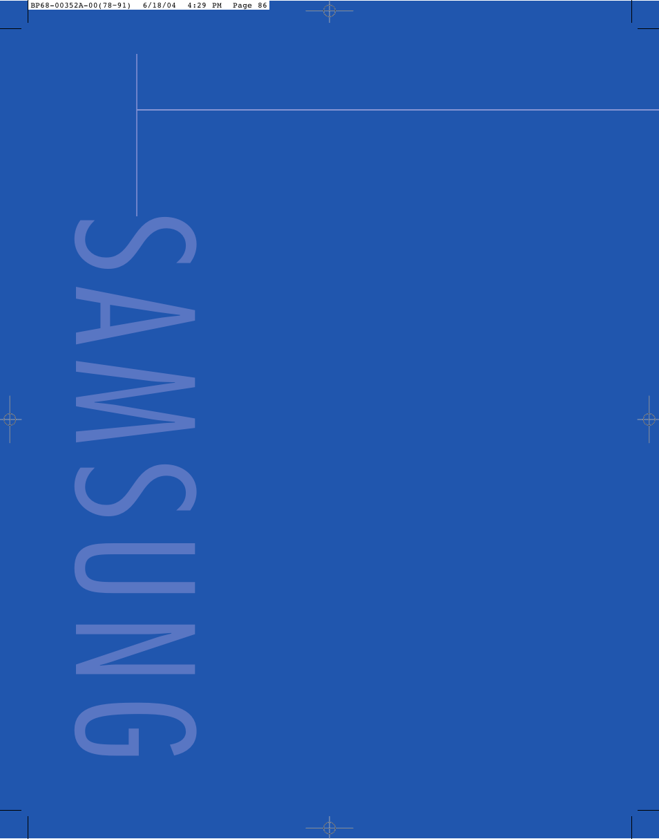 Samsung | Samsung HL-P5085W User Manual | Page 86 / 91