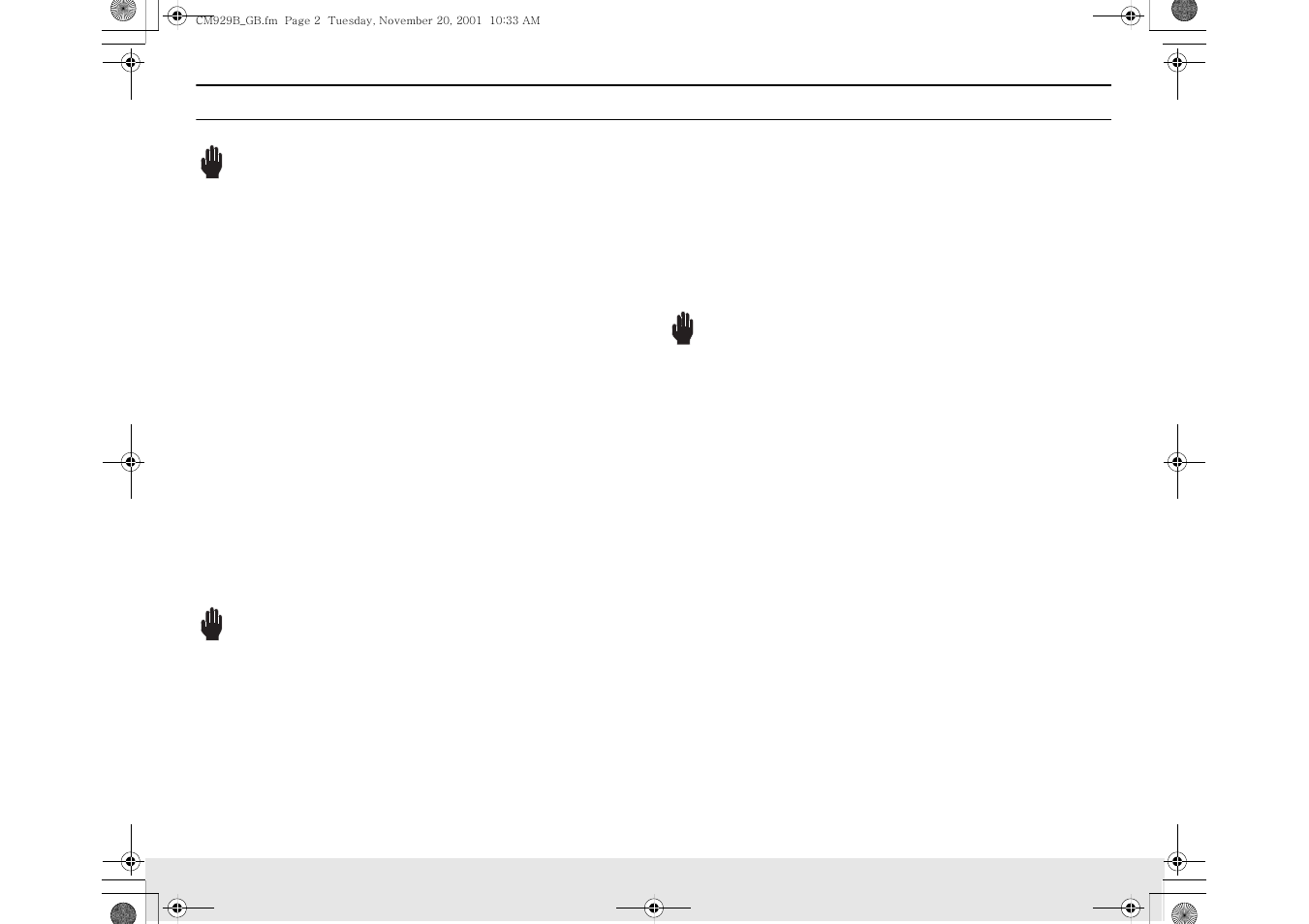 Hese, Nstructions, Warning | Recautions to, Void, Ossible, Xposure to, Xcessive, Icrowave, Nergy | Samsung CM929B User Manual | Page 2 / 24