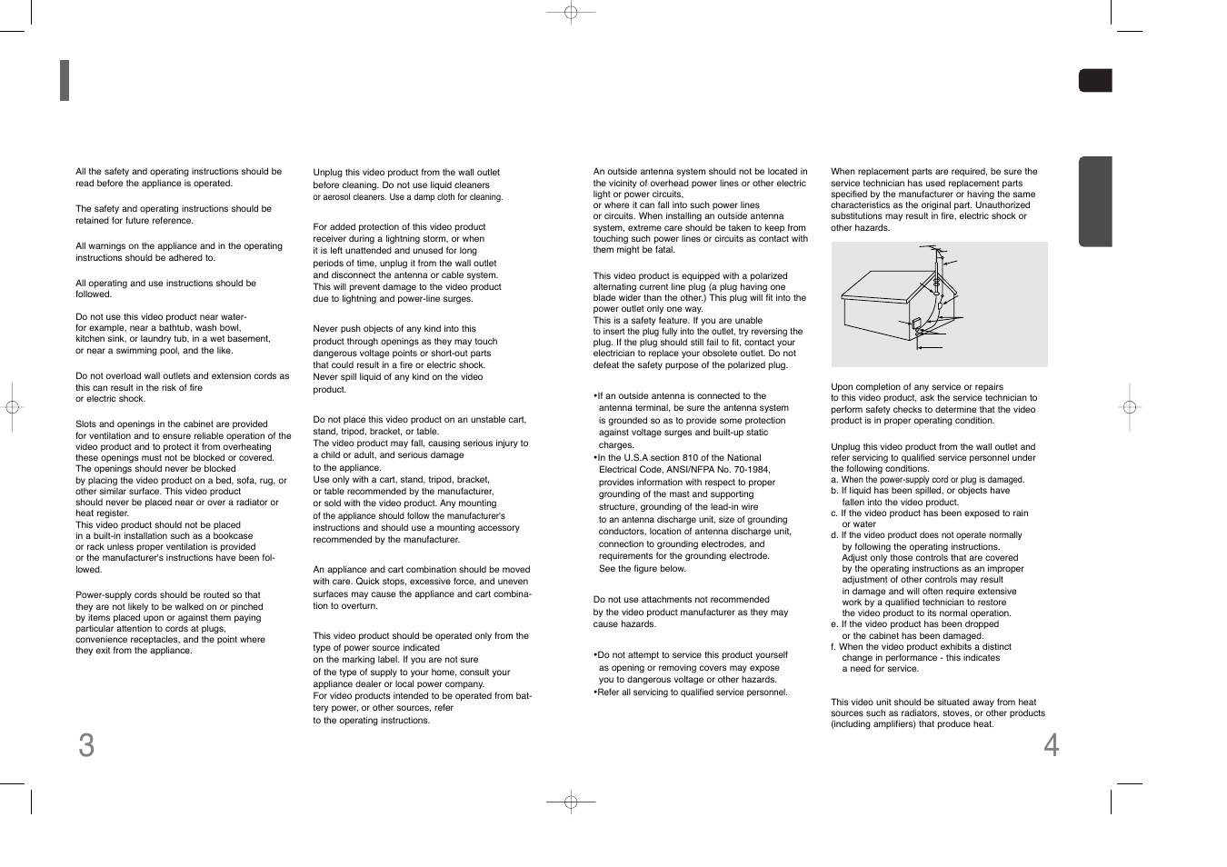 Safety instructions | Samsung HT-XQ100G User Manual | Page 3 / 36