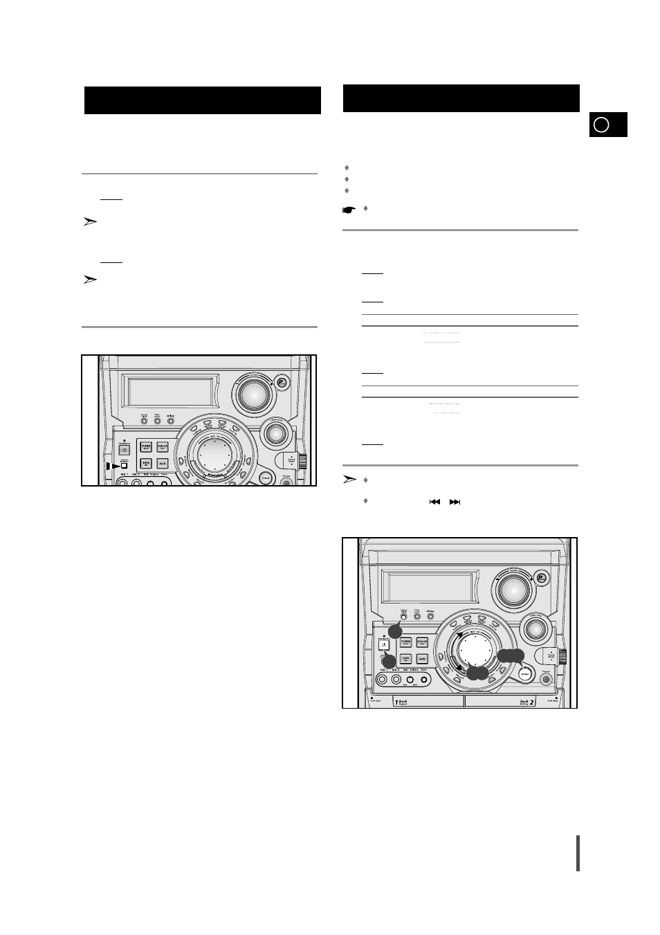 Demo/dimmer function, Setting the clock | Samsung AH68-01145B User Manual | Page 11 / 29