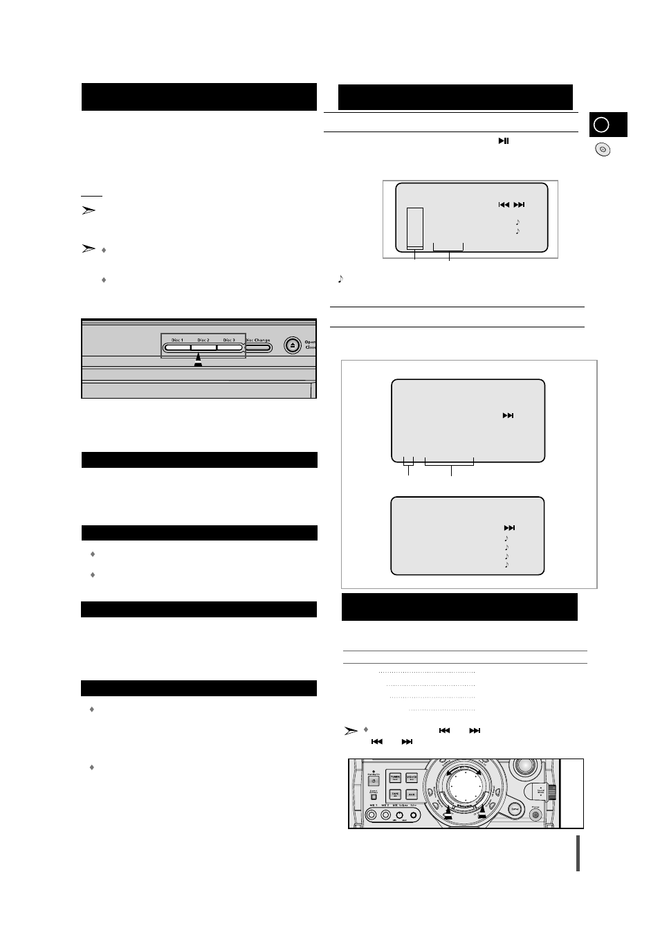 Selecting a cd in the disc changer, Mp3-cd playback, Selecting a track | What is mp3, File compatibility, How many mp3 files can a cd-r or cd-rw disc record, Regarding the playback of cd-r/rw | Samsung AH68-01145B User Manual | Page 13 / 29